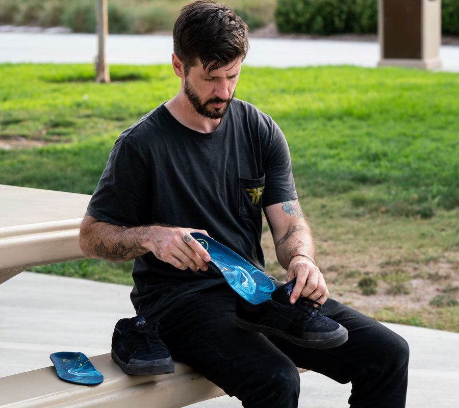 Chris Cole rides Remind Insoles - his signature insole is the Medic Impact