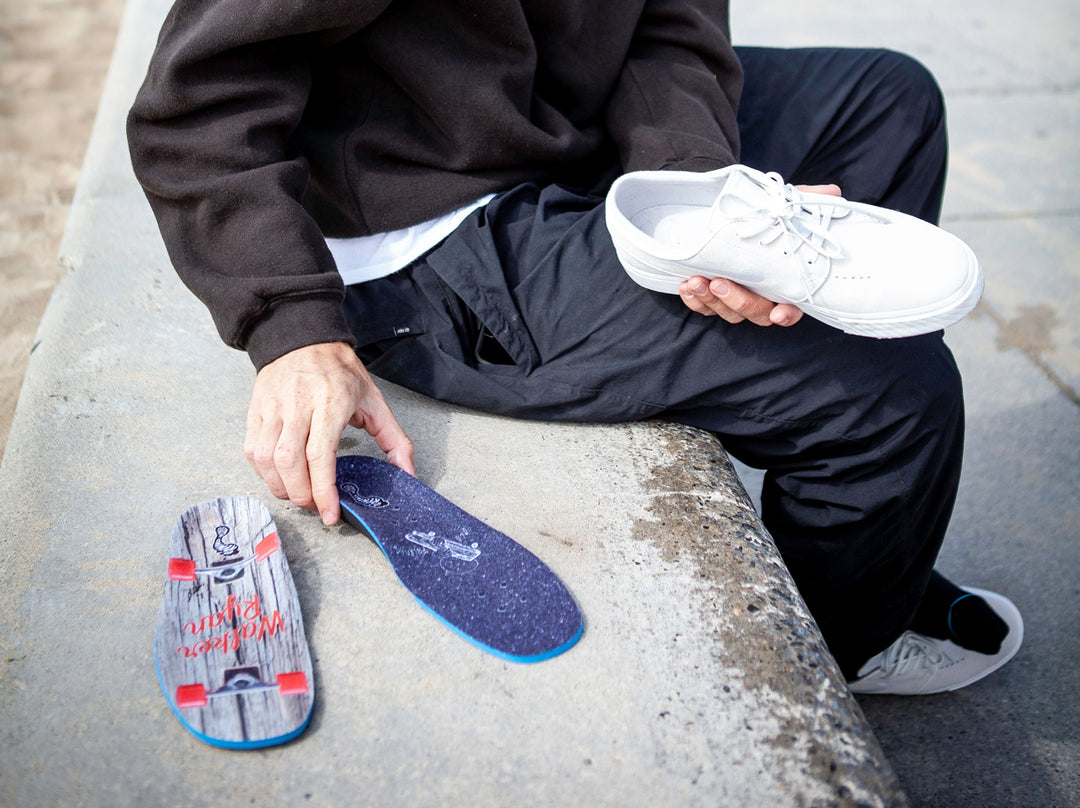 Pro Skateboarder Walker Ryan rides Remind Insoles the Cush