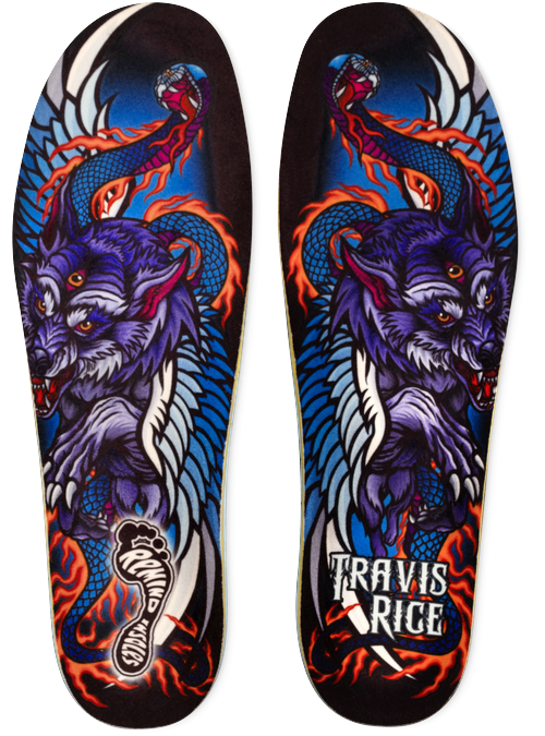 MEDIC IMPACT 5.5MM Mid-High Arch | Travis Rice Wolves – Remind Insoles