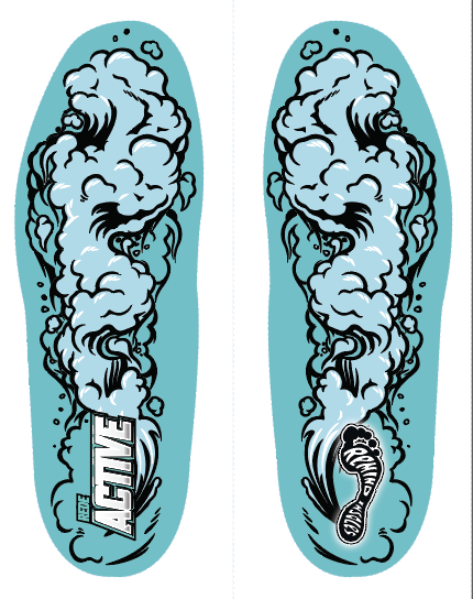 REDE ACTIVE CLOUDS 5.5MM Low-All Arch Insoles