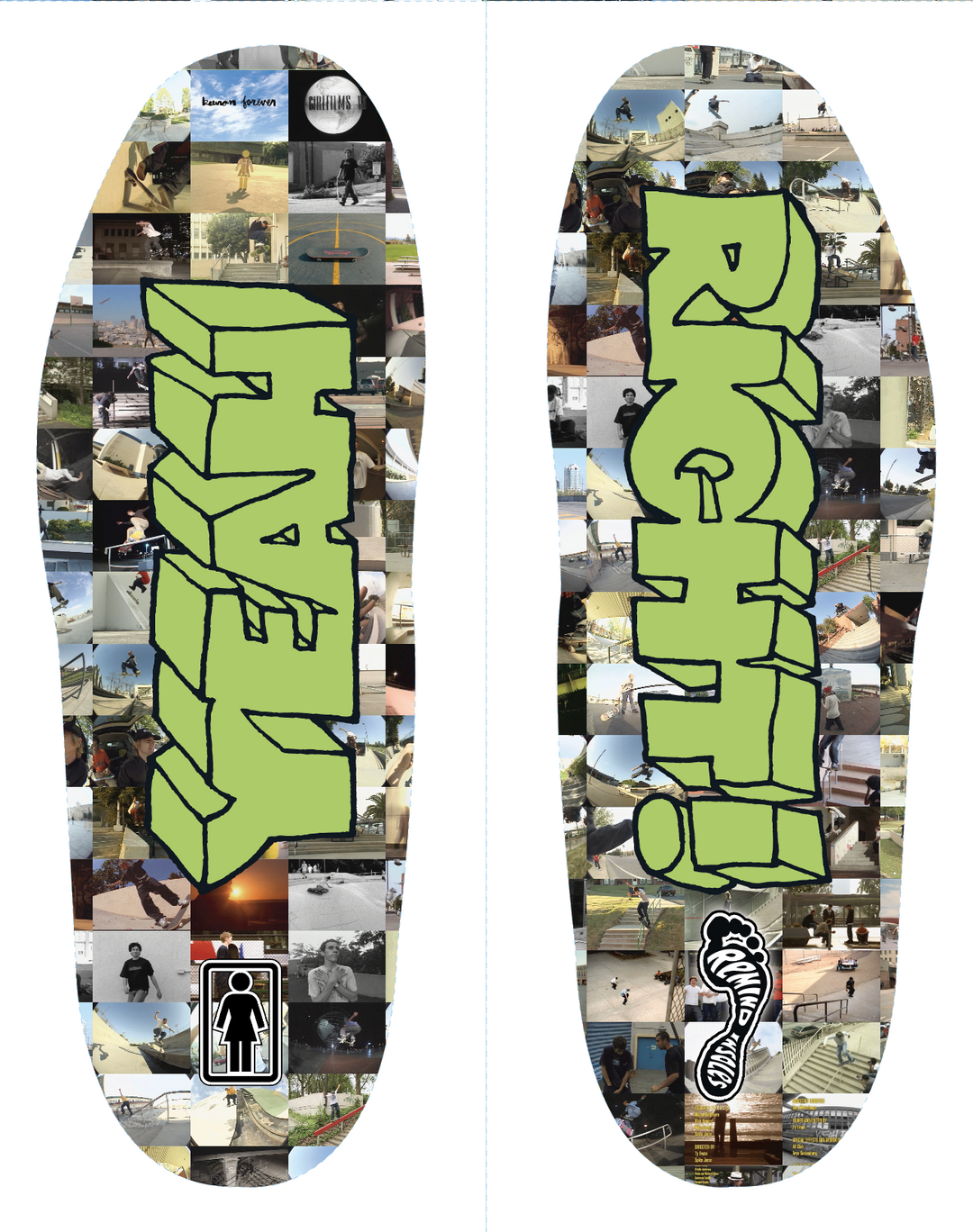 REDE IMPACT GIRL YEA RIGHT! 5.5MM Low-All Arch Insoles