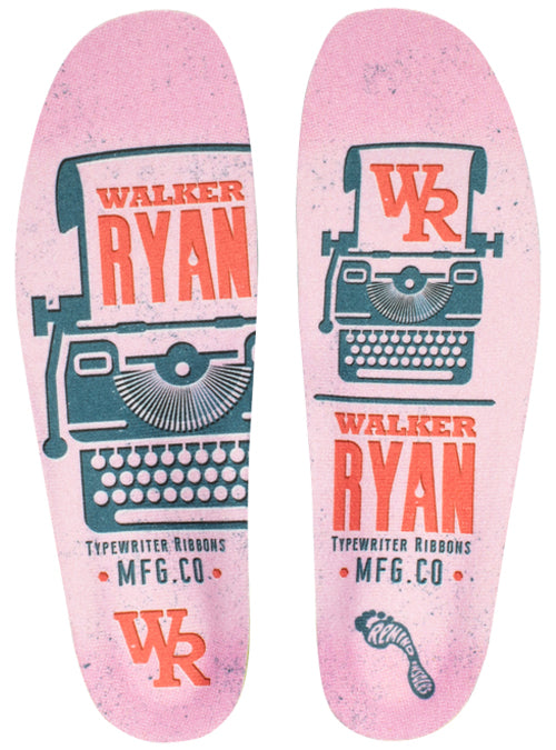 CUSH IMPACT 6MM Mid-High Arch | Walker Ryan Typewriter Insoles