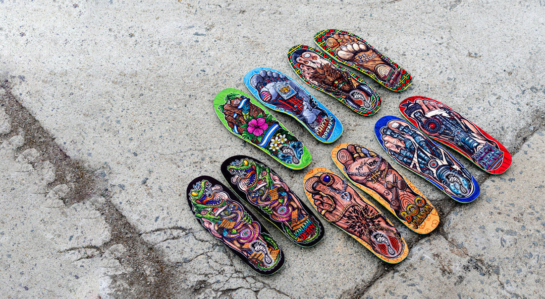 Gnar Foot Series: New Signature Insoles From Boo, Tommy, Dalton, Kanaan, and Chico