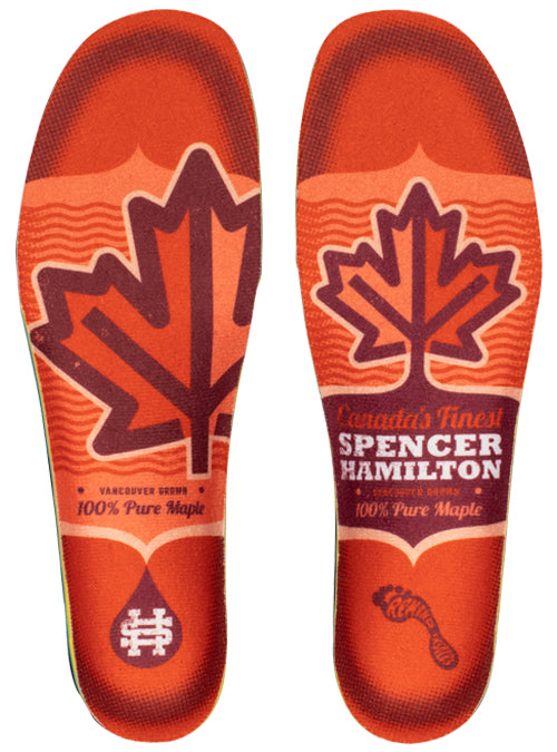 MEDIC IMPACT 6MM Mid-High Arch | Spencer Hamilton Maple Syrup Insoles