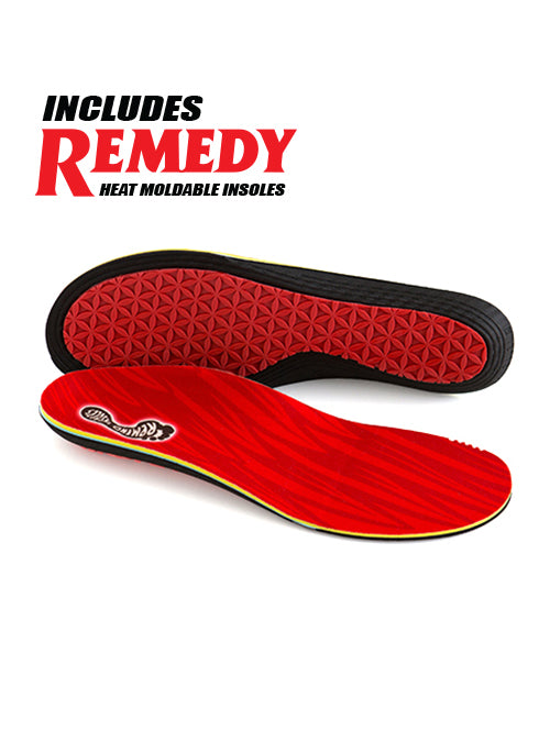 Premium Solution Boot Liner with Remedy Heat Moldable Insoles