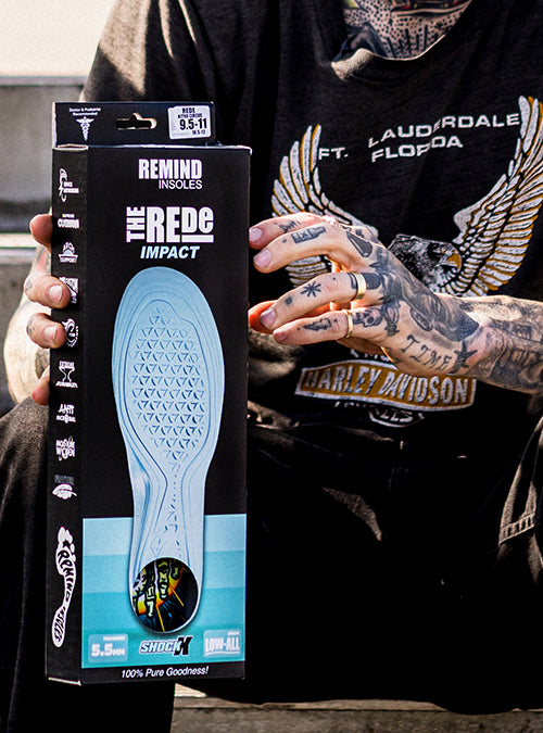 REDE IMPACT REFLEXOLOGY 5.5MM Low-All Arch Insoles