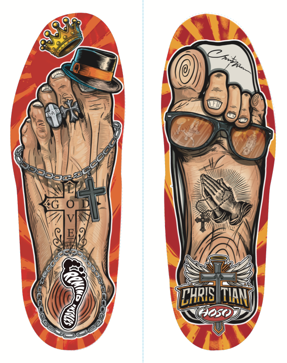 CUSH IMPACT 5.5MM Mid-High Arch | Christian Hosoi Gnar Foot