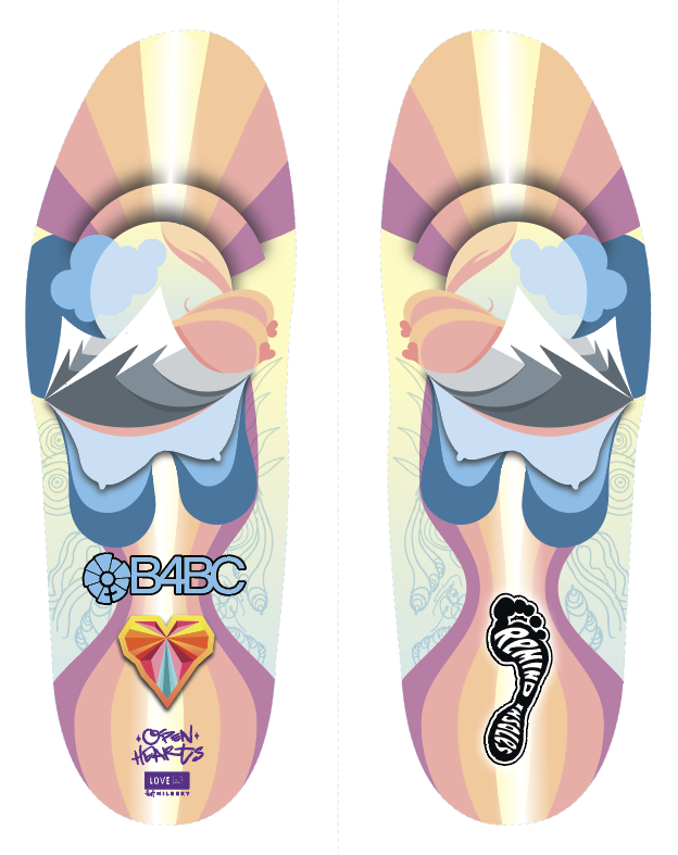 DESTIN IMPACT B4BC X OPEN HEARTS 5.5MM Low-All Arch Insoles