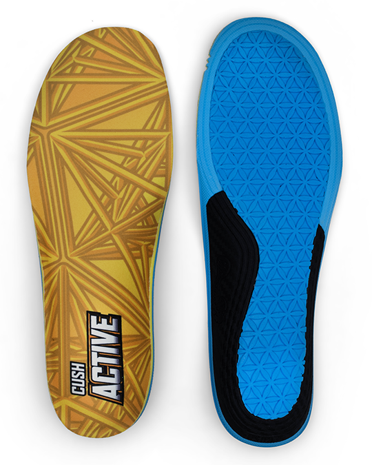 CUSH ACTIVE Metatron 4.0MM Mid-High Arch Insoles