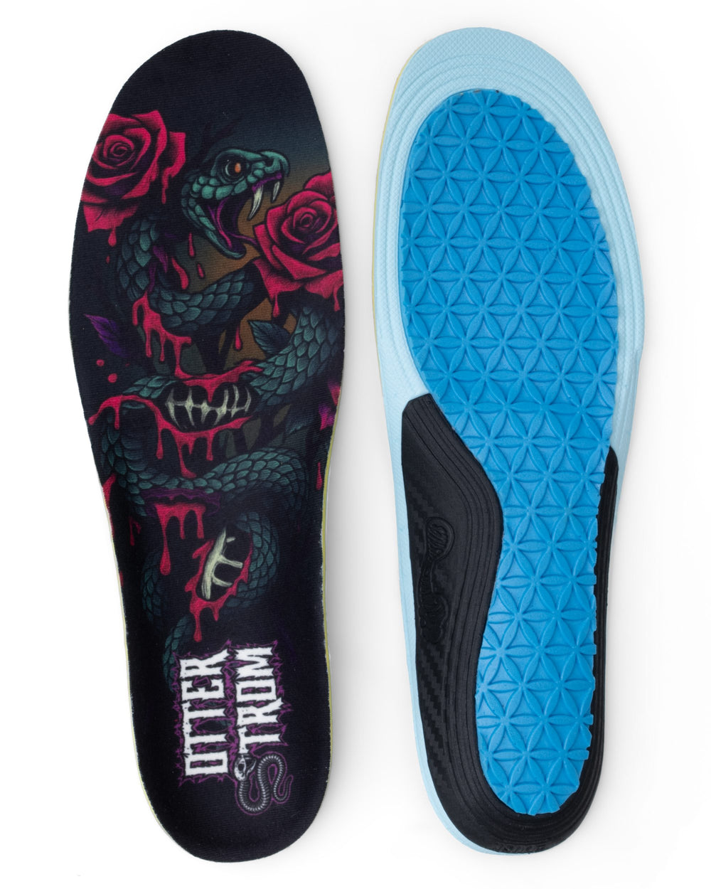 Cush Impact Otterstrom Snake insole, front and back
