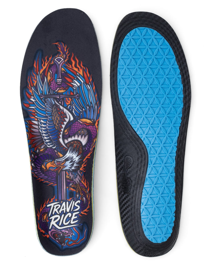 Medic Impact Travis Rice Eagle Snake insole, front and back