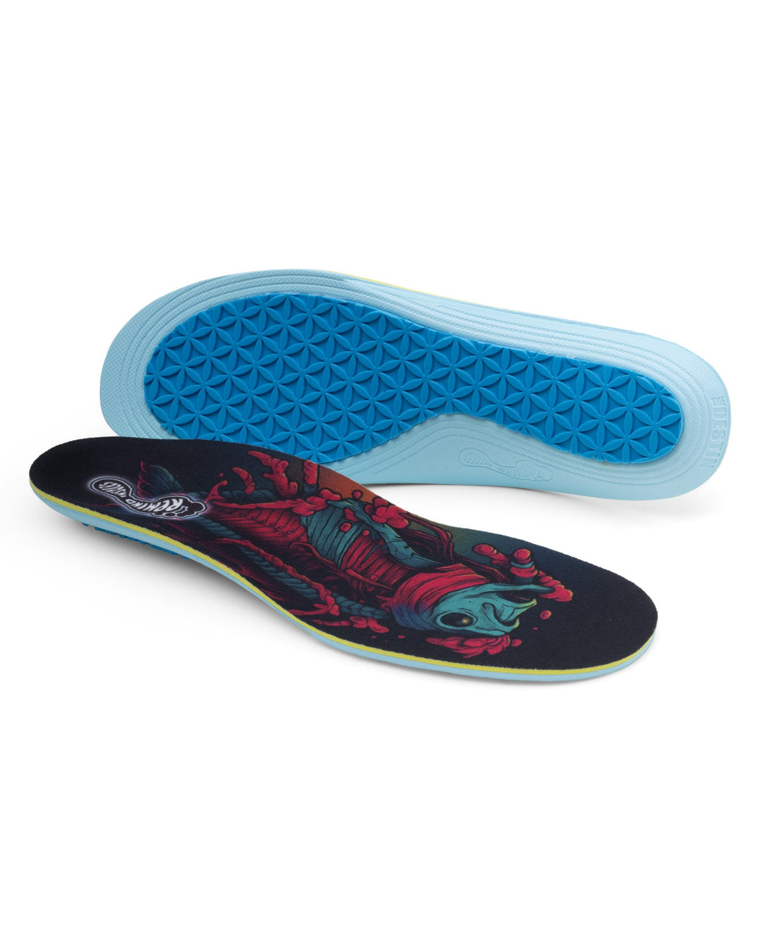 Destin Impact Jackson Bros Dead Fish insole, side angle