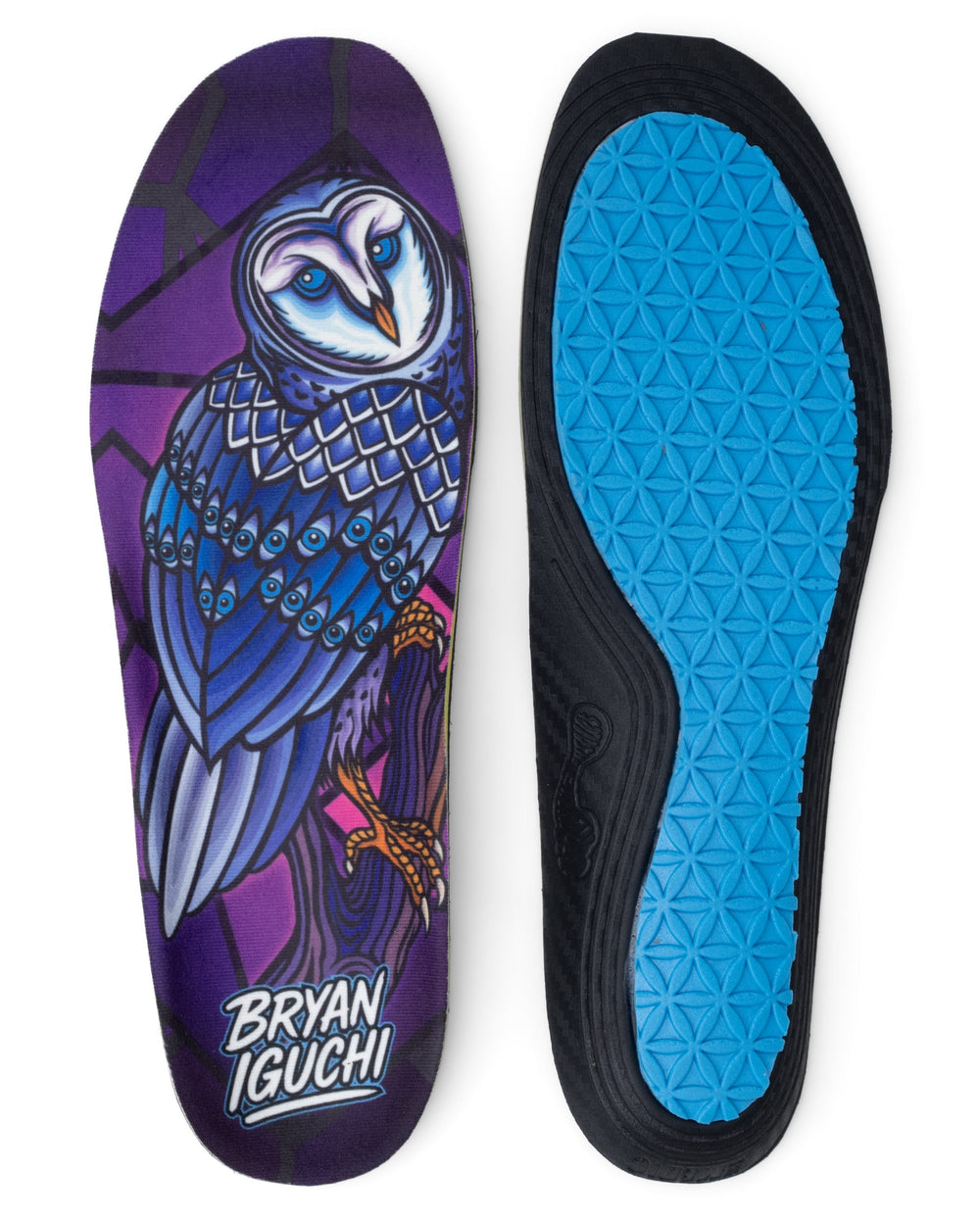 Medic Active Bryan Iguchi Owls insole, front and back