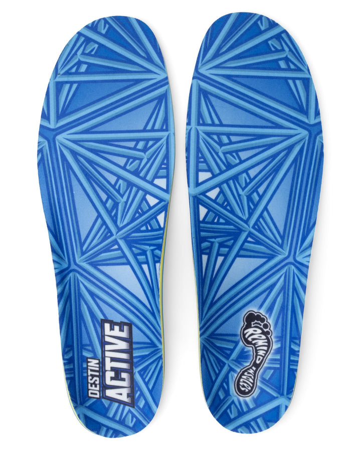 Destin Active Metatron insoles, pair front view