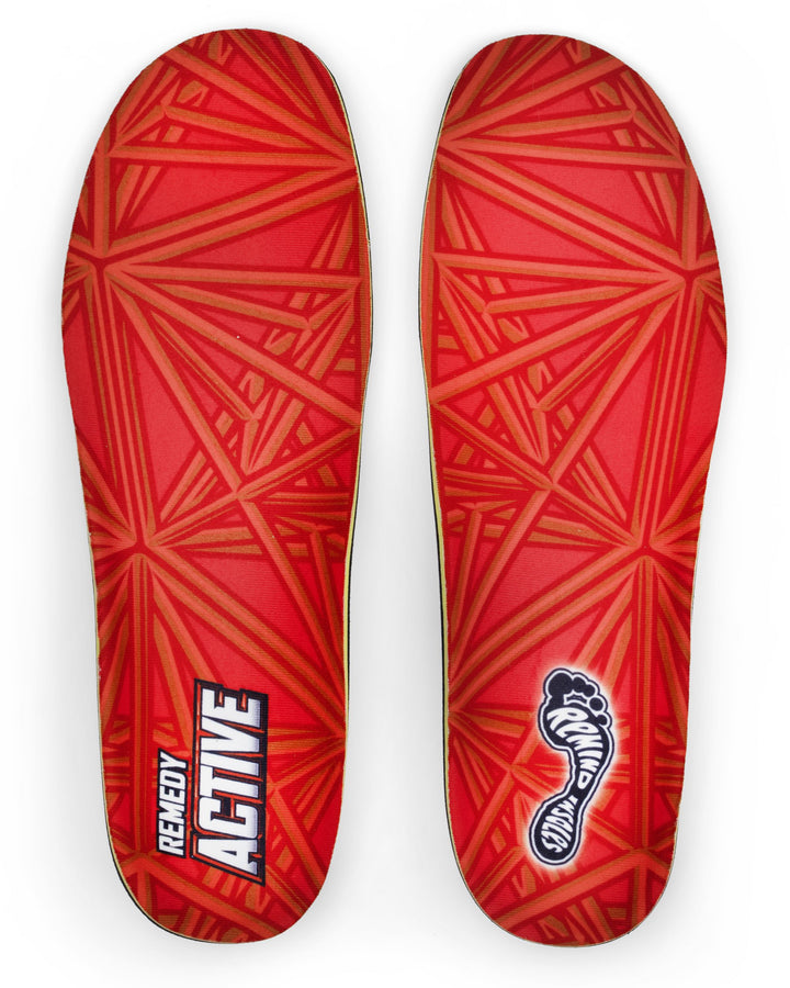 Remedy Active Metatron heat moldable insoles, pair front view