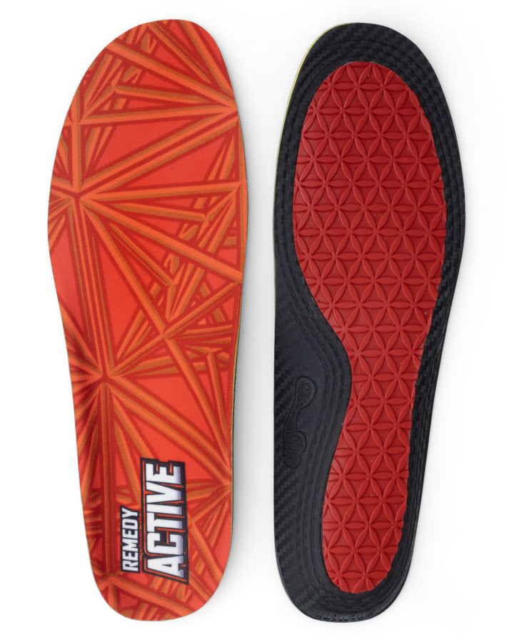 Remedy Active Metatron heat moldable insole, front and back