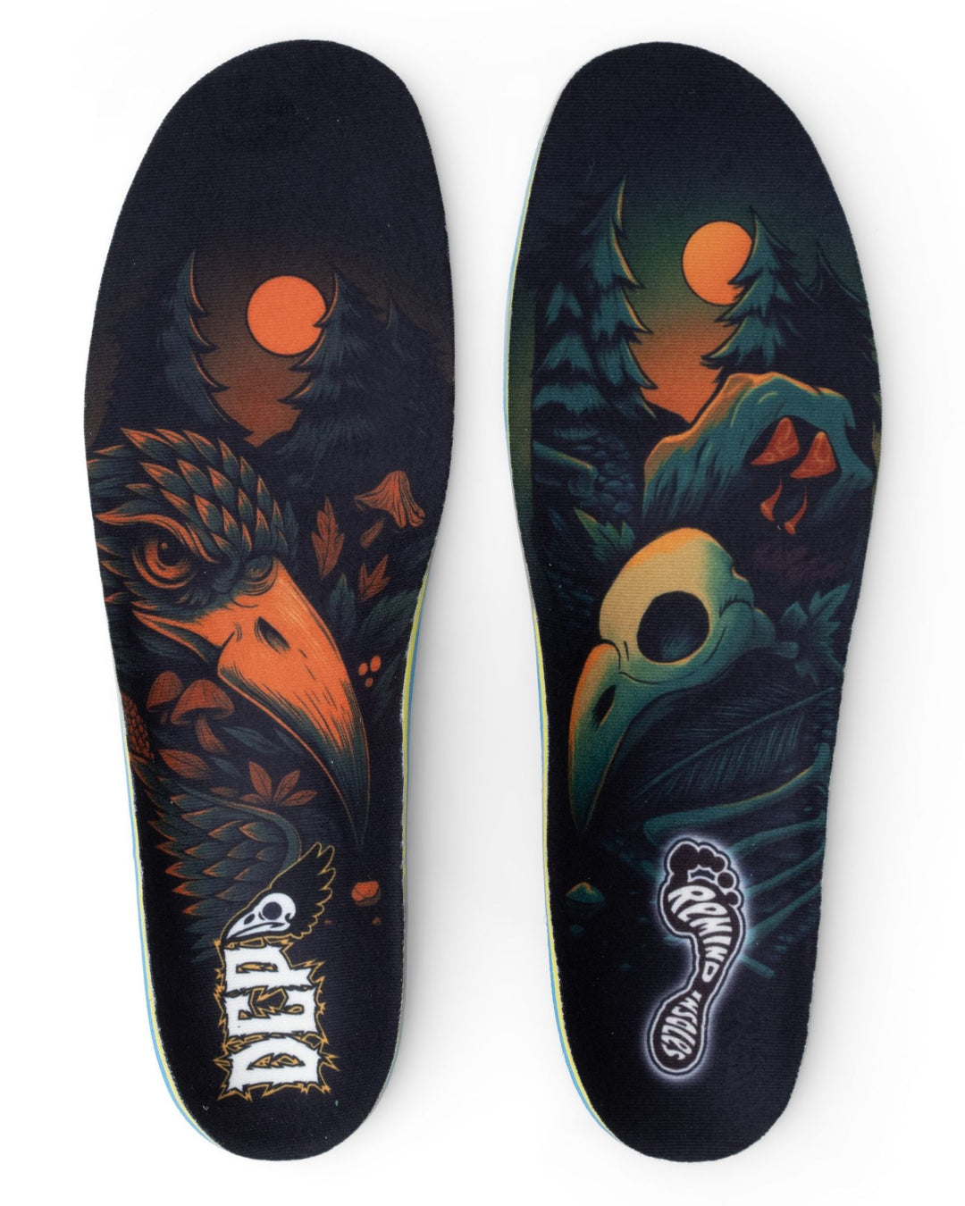 Cush Active DCP Raven insoles, pair front view