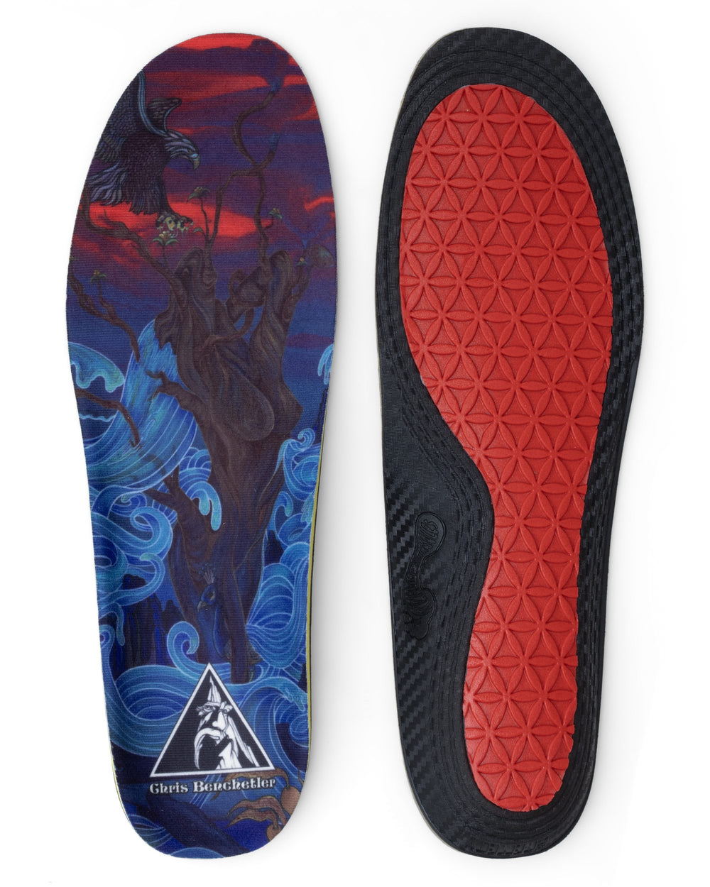 Remedy Impact Chris Benchetler heat moldable insole, front and back