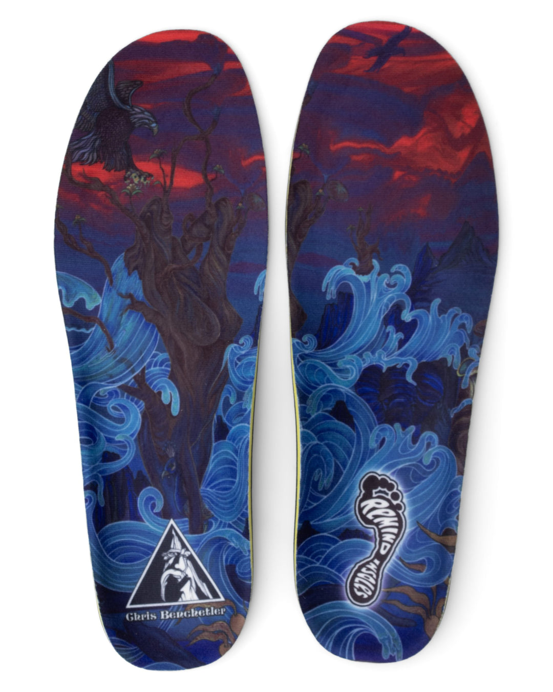 Remedy Impact Chris Benchetler heat moldable insoles, pair front view