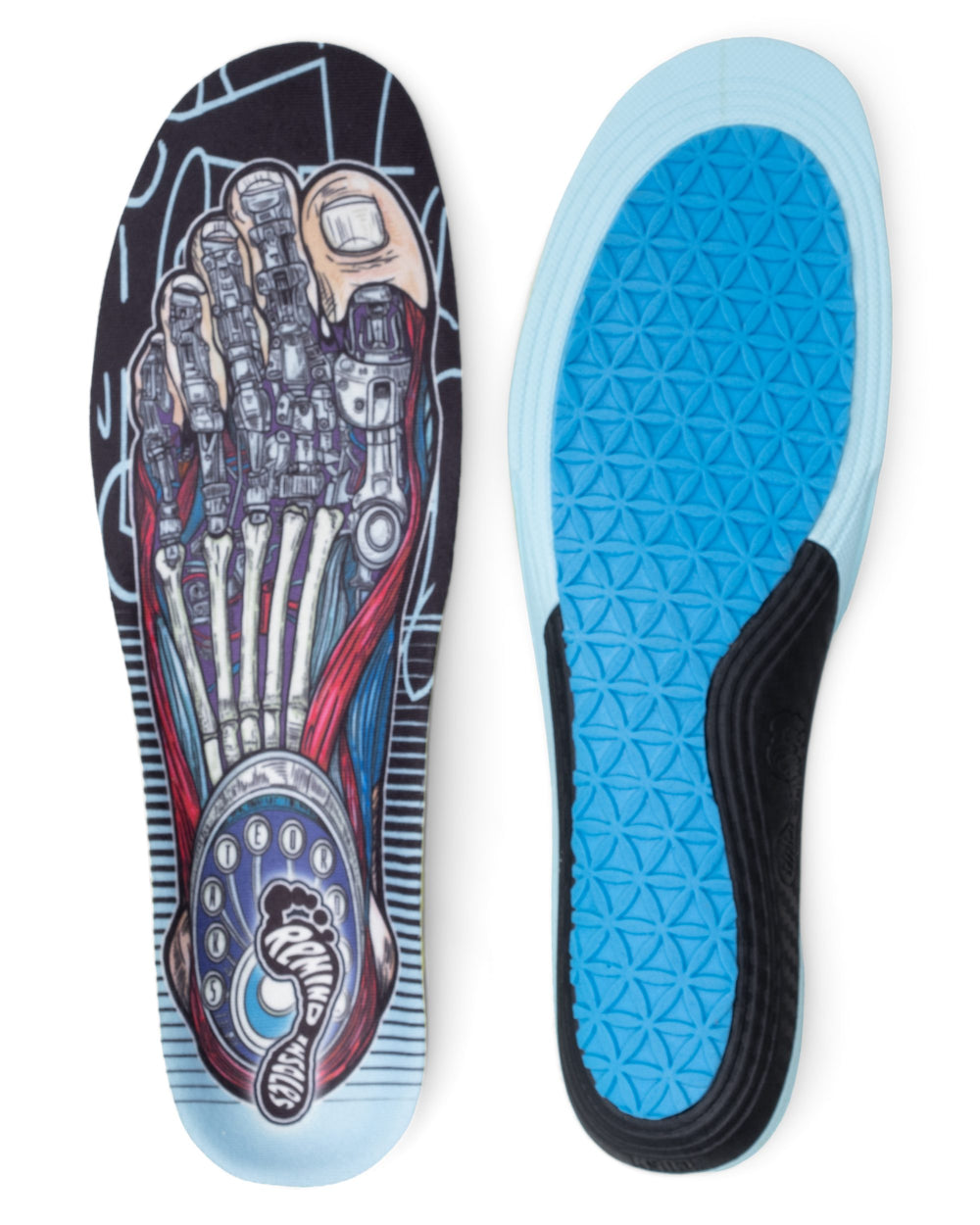 Cush Impact Walker Ryan Gnar Foot insole, front and back