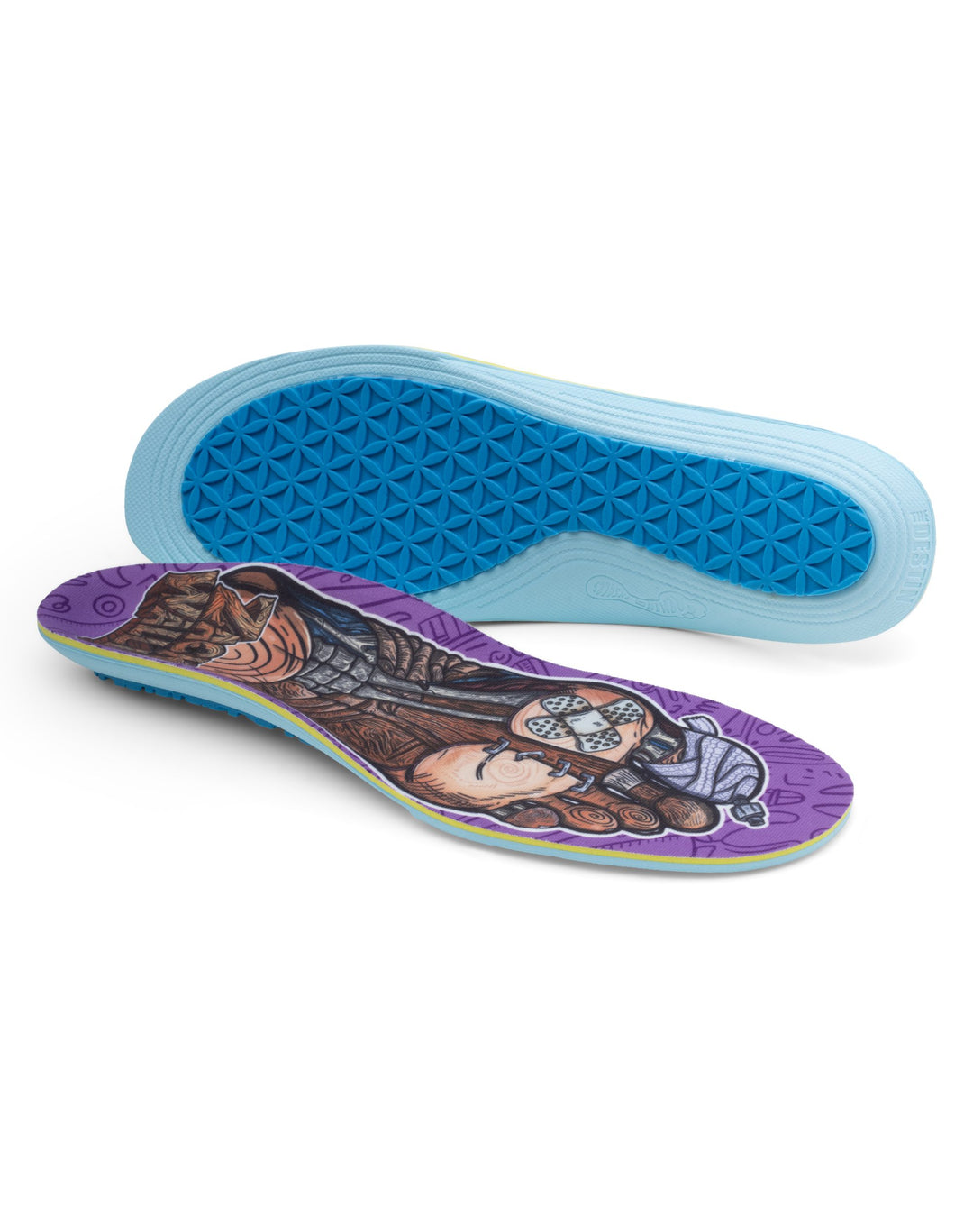 Destin Impact Zack Wallin Gnar Foot insole, side angle