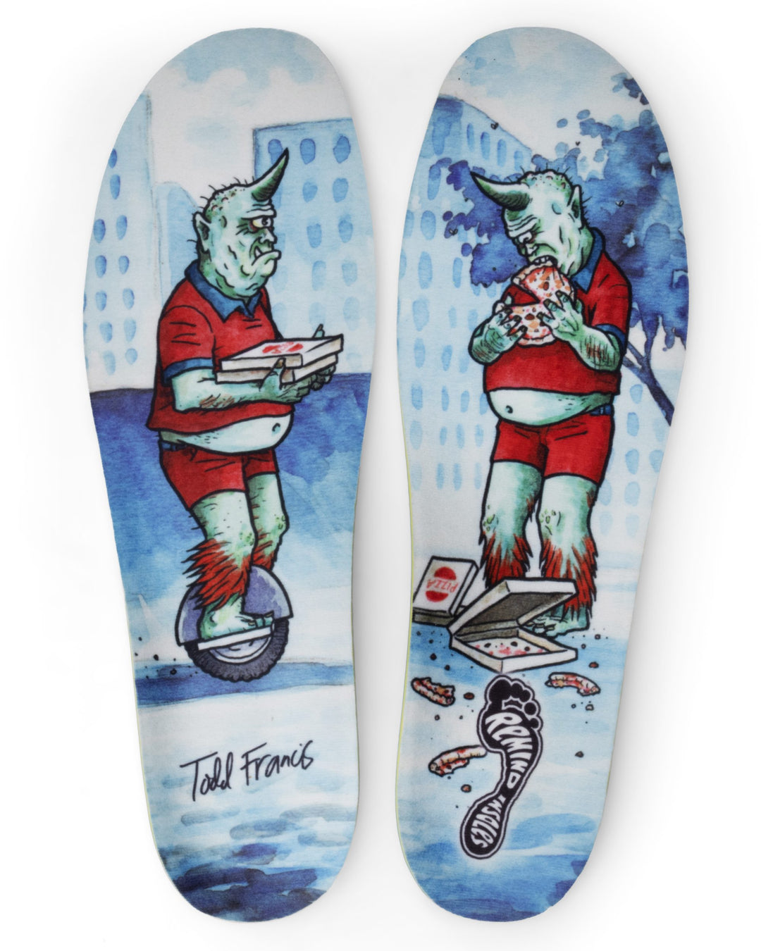 Rede Impact Todd Francis Cyclops insoles, pair front view