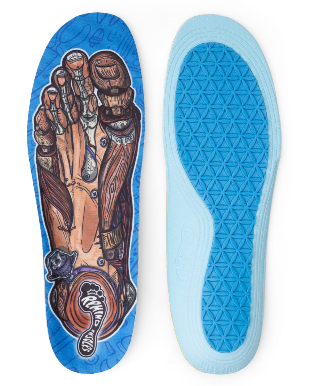 Destin Impact Zack Wallin Gnar Foot insole, front and back