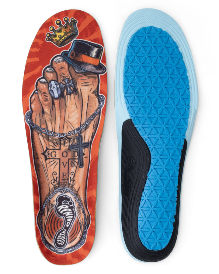 Cush Impact Christian Hosoi Gnar Foot insole, front and back
