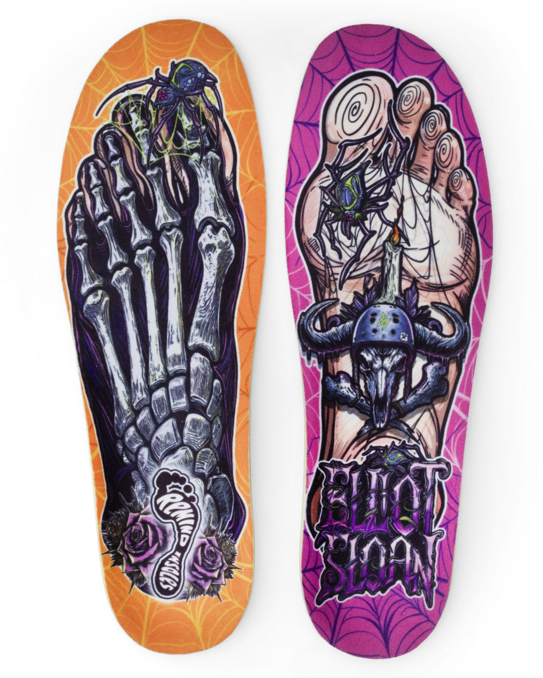 Rede Impact Elliot Sloan Gnar Foot insoles, pair front view