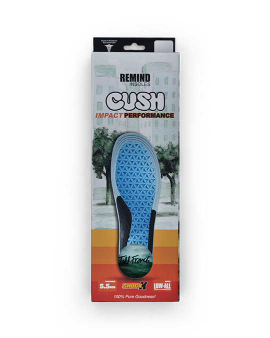 CUSH IMPACT Todd Francis Medusa 5.5MM Mid-High Arch Insoles