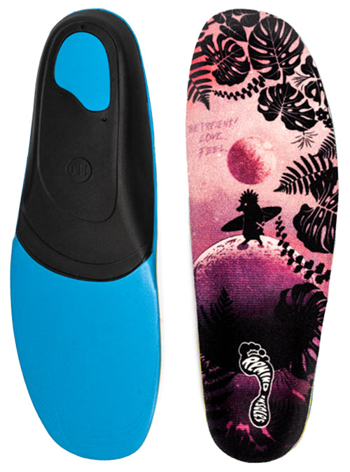 CUSH IMPACT 6MM Mid-High Arch | DCP Cosmic Surfer Insoles