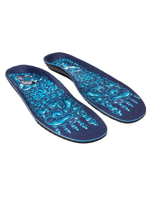FP INSOLE／FOOT PRINT INSOLE フットプリントインソール ORTHOTICSSKELETON BLACK スケルトン